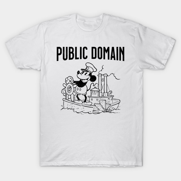 Steamboat Willie Public Domain by MEWRCH